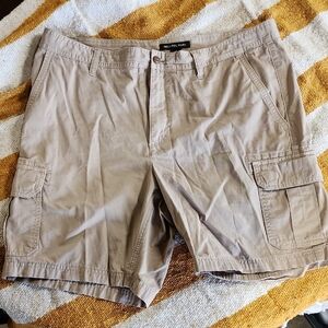 Michael Kors Beige Cargo Shorts